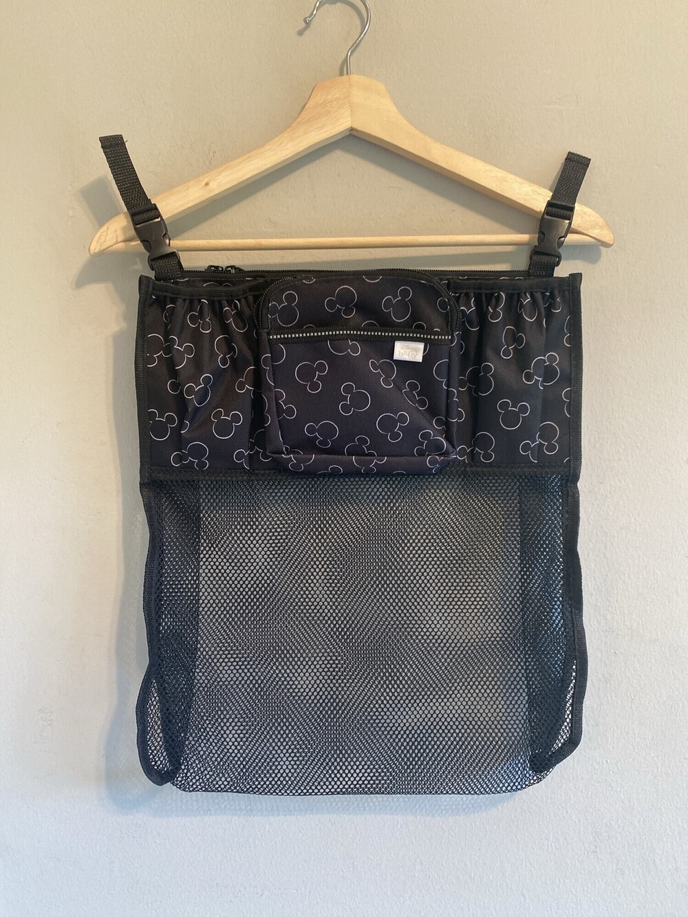 Disney Baby Mickey Mouse Cups N Cargo Black Stroller Organizer